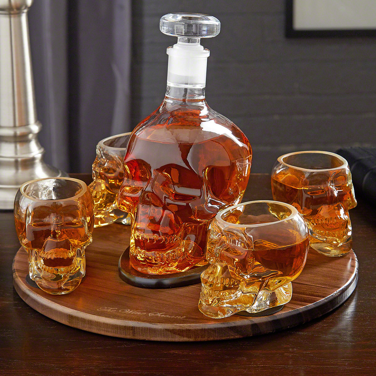 Skull Liquor Decanter Set